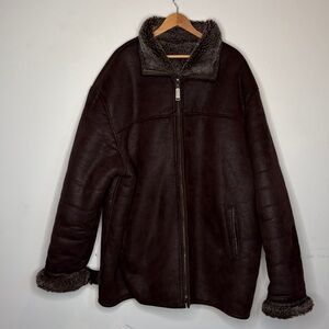 Wilsons Leather Pelle Studio Faux Suede Jacket: Size 3XT